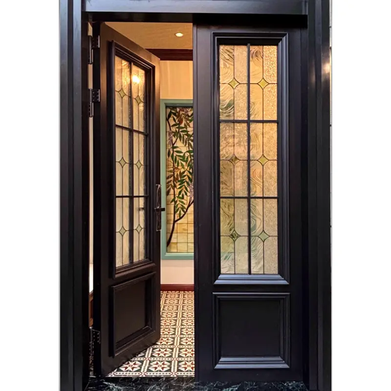 အလူမီနီယမ်အလွိုင်းအနုပညာဒီဇိုင်းတံခါးများ