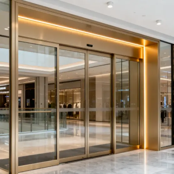 အလူမီနီယမ်အလွိုင်းလျှပ်စစ်တံခါးများ